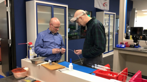 Staff working in our Product Design & Development area.