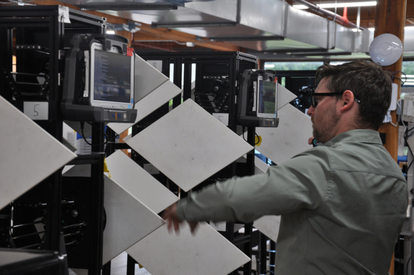 Rapid Prototyping - engineer working on a prototype
